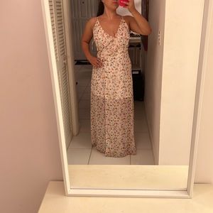 Francesca’s Boutique maxi wrap dress